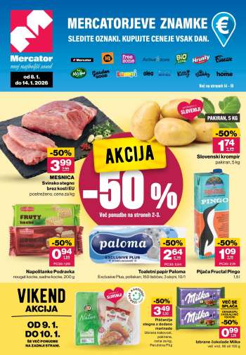 Mercator katalog - 8.1.2026 - 14.1.2026.