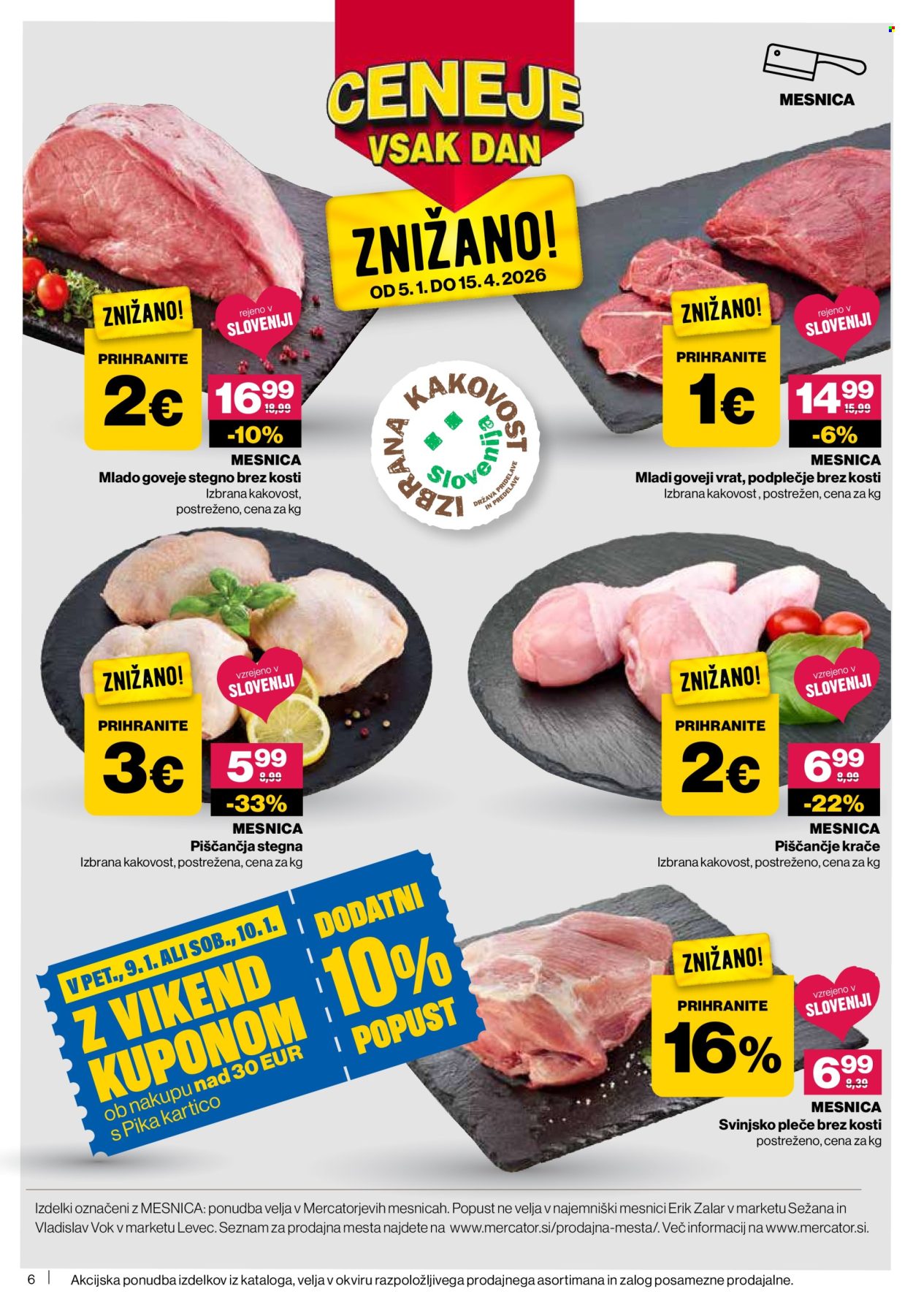 Mercator katalog - 8.1.2026 - 14.1.2026. Stran 6