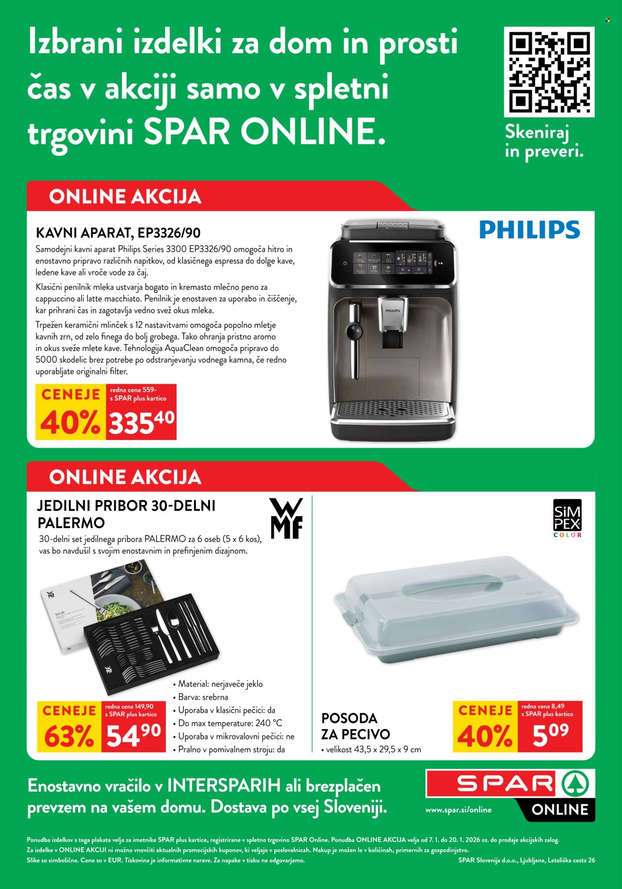 SPAR katalog - 7.1.2026 - 20.1.2026. Stran 1