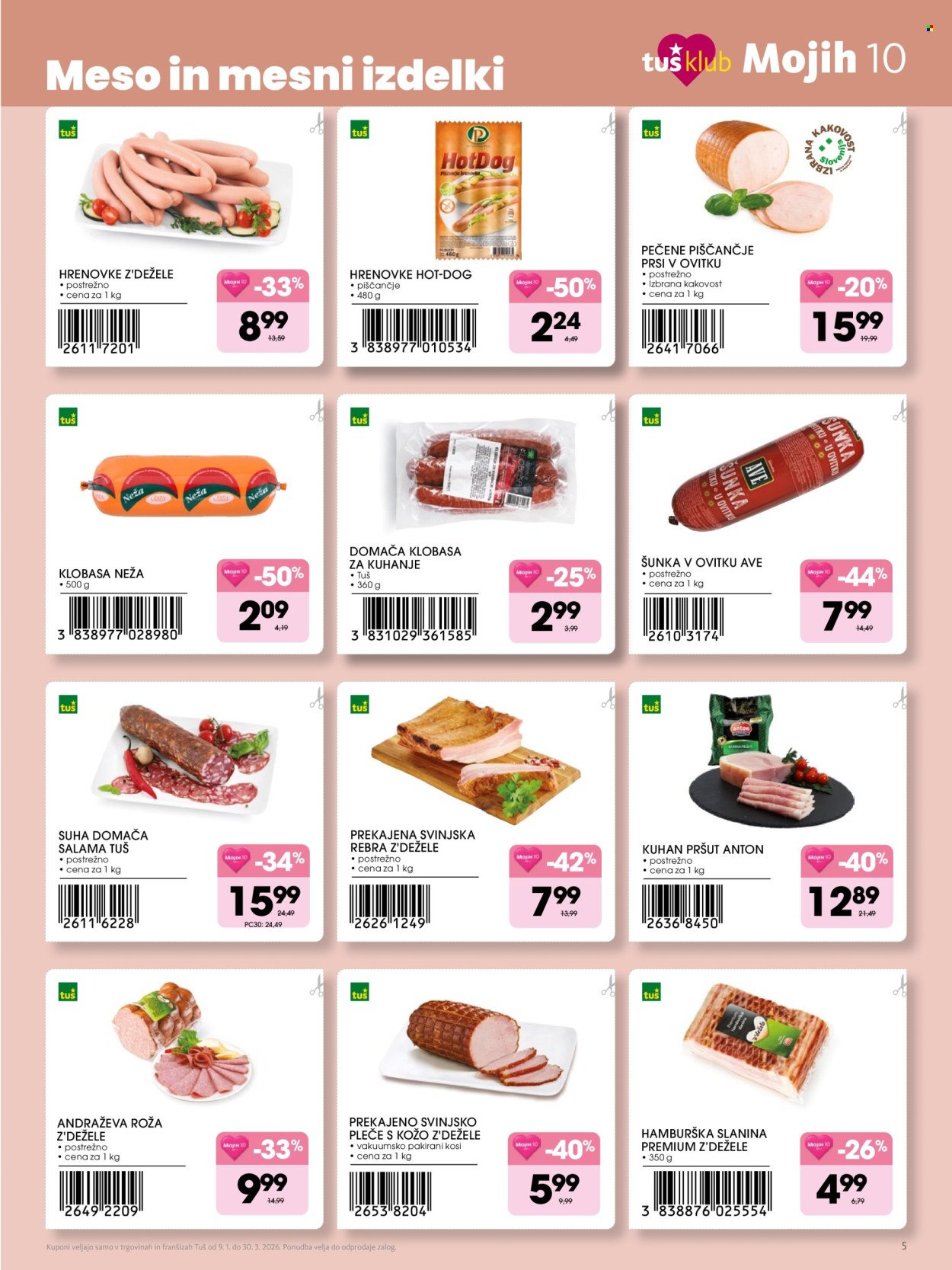 Tuš katalog - 9.1.2026 - 30.3.2026. Stran 5