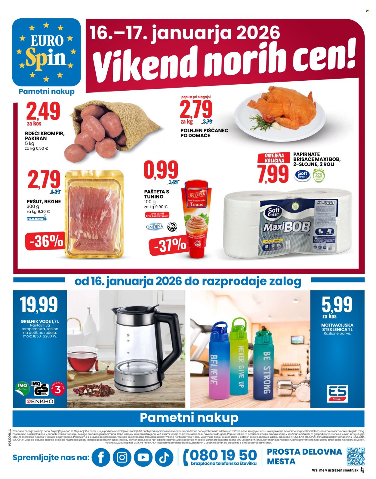 EuroSpin katalog - 15.1.2026 - 21.1.2026. Stran 16