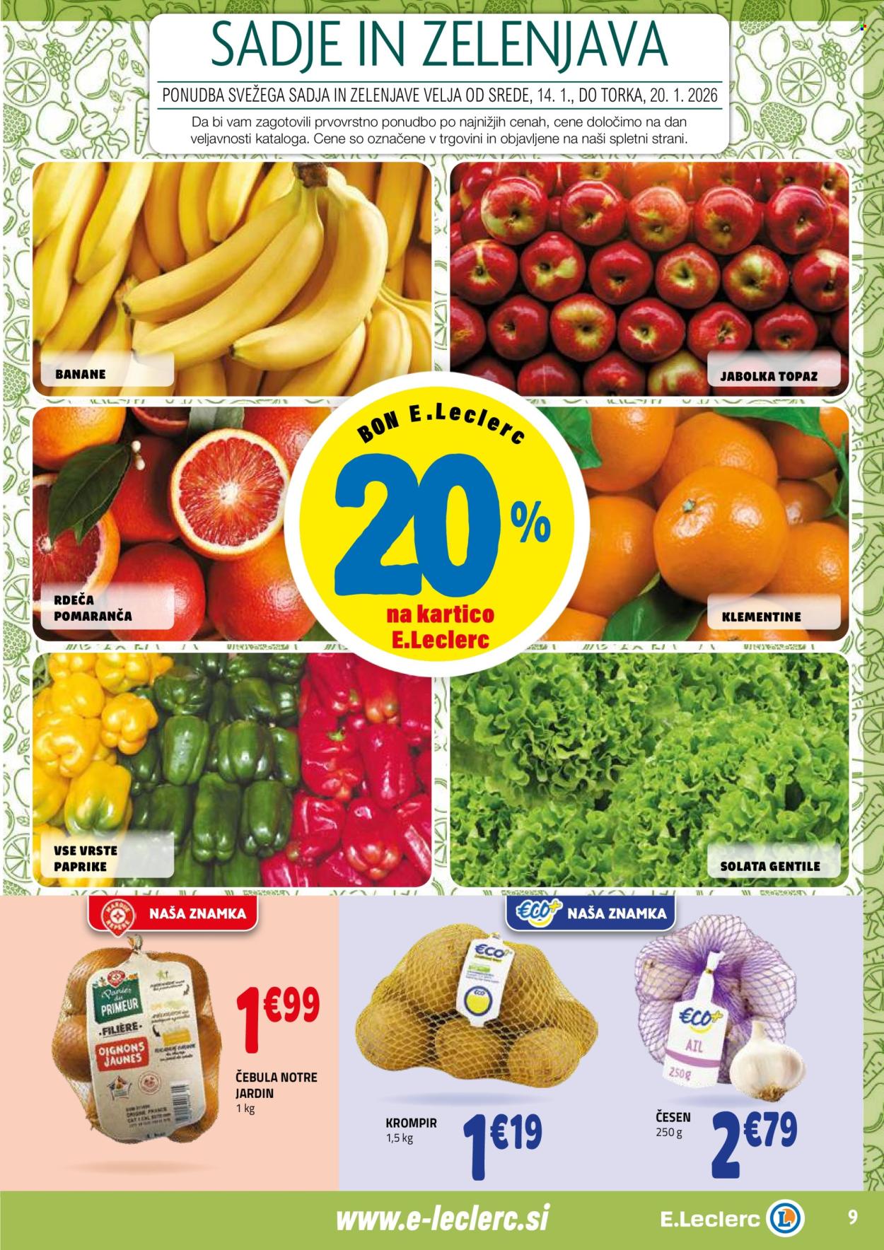 E.Leclerc katalog - 14.1.2026 - 24.1.2026. Stran 9
