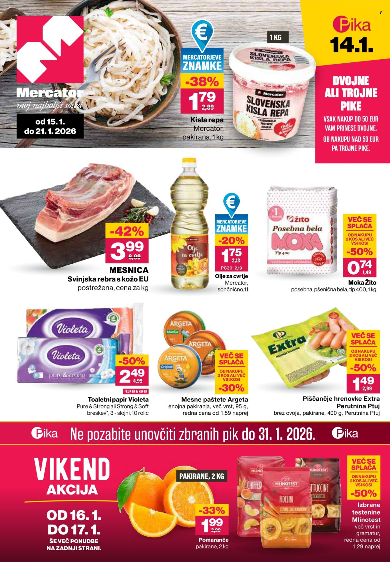 Mercator katalog - 15.1.2026 - 21.1.2026. Stran 1