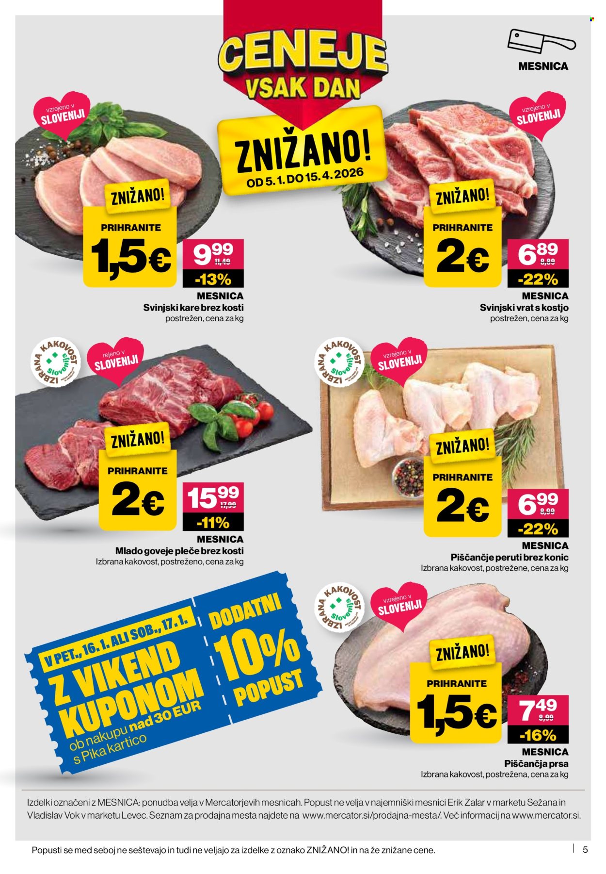 Mercator katalog - 15.1.2026 - 21.1.2026. Stran 5