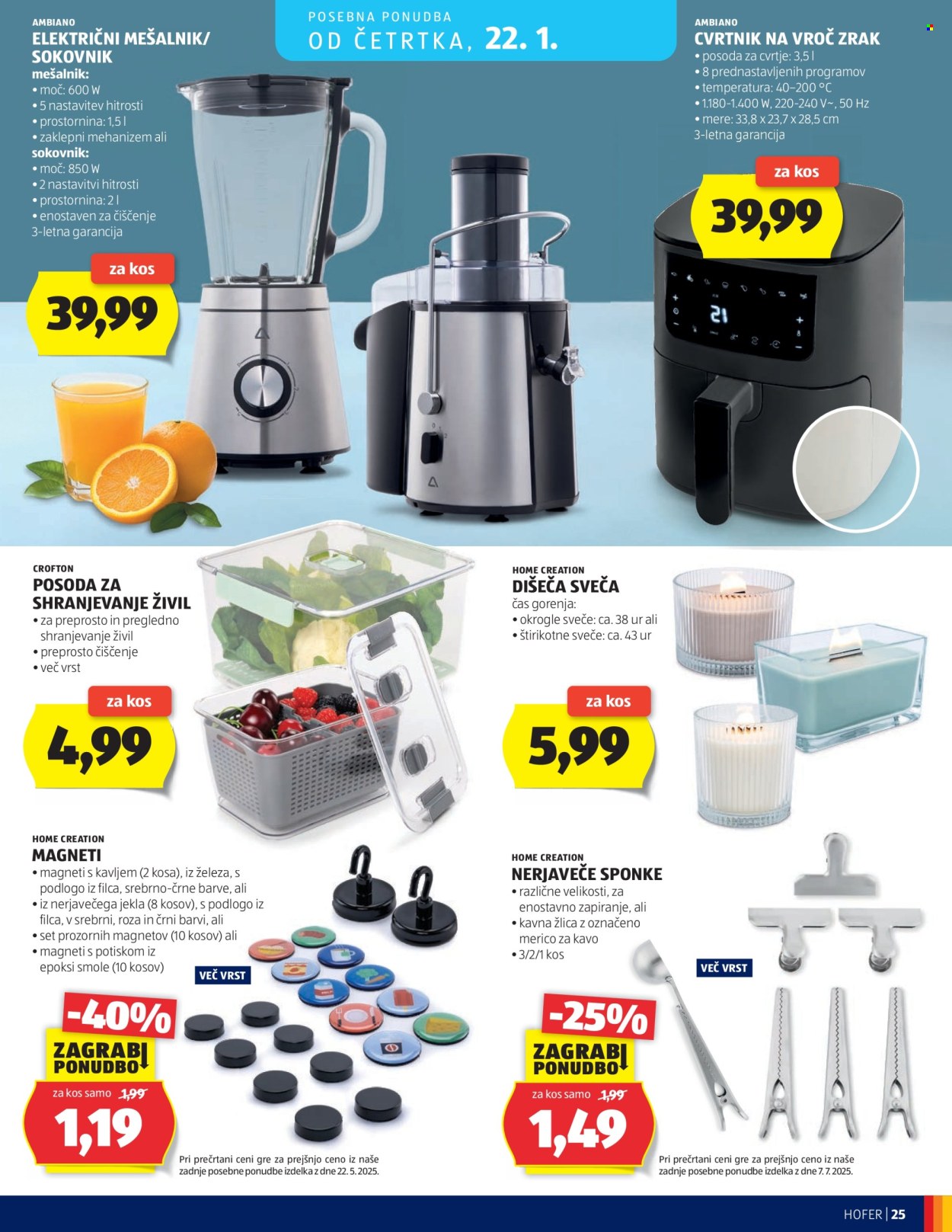 Hofer katalog - 14.1.2026 - 22.1.2026. Stran 25