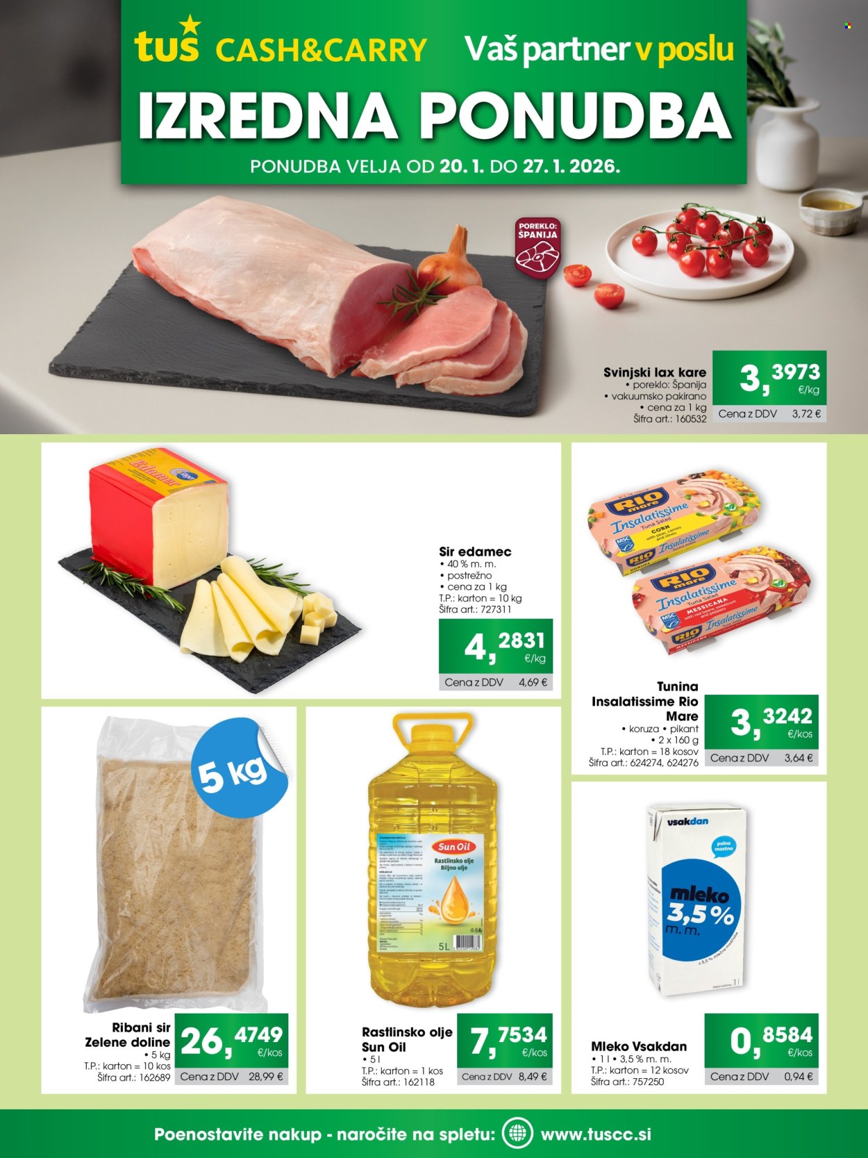 Tuš Cash & Carry katalog - 20.1.2026 - 27.1.2026. Stran 1