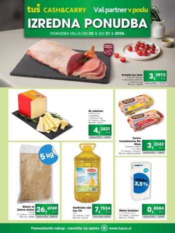 Tuš Cash & Carry katalog - 20.1.2026 - 27.1.2026.