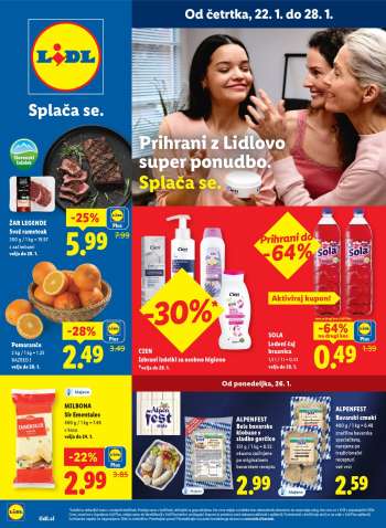 Lidl katalog - 22.1.2026 - 28.1.2026.