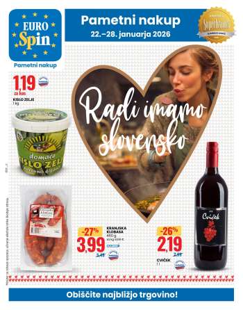 EuroSpin katalog - 22.1.2026 - 28.1.2026.