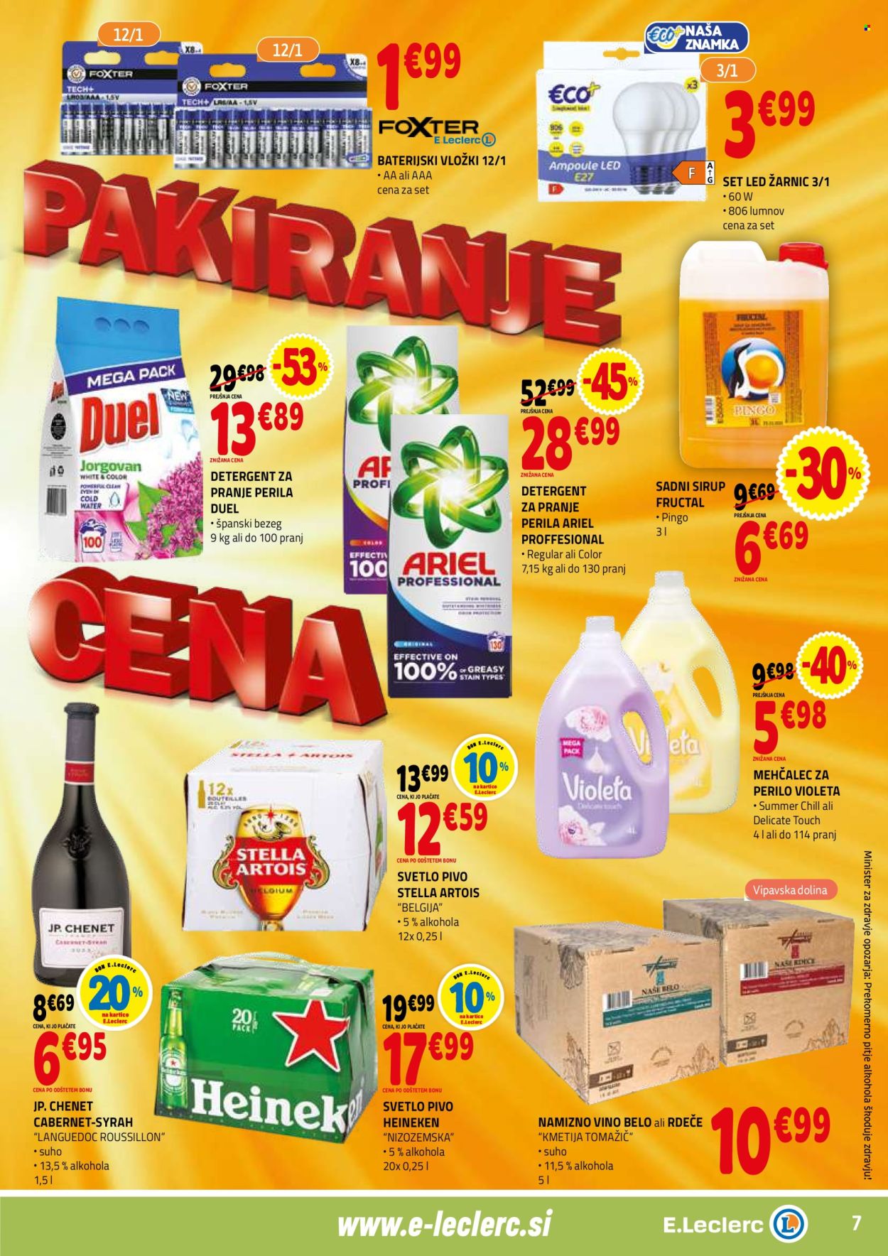 E.Leclerc katalog - 21.1.2026 - 31.1.2026. Stran 7