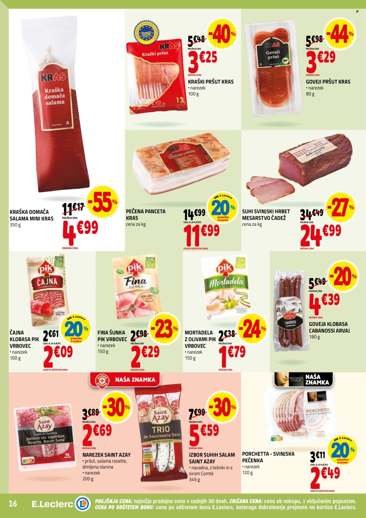 E.Leclerc katalog - 21.1.2026 - 31.1.2026. Stran 16