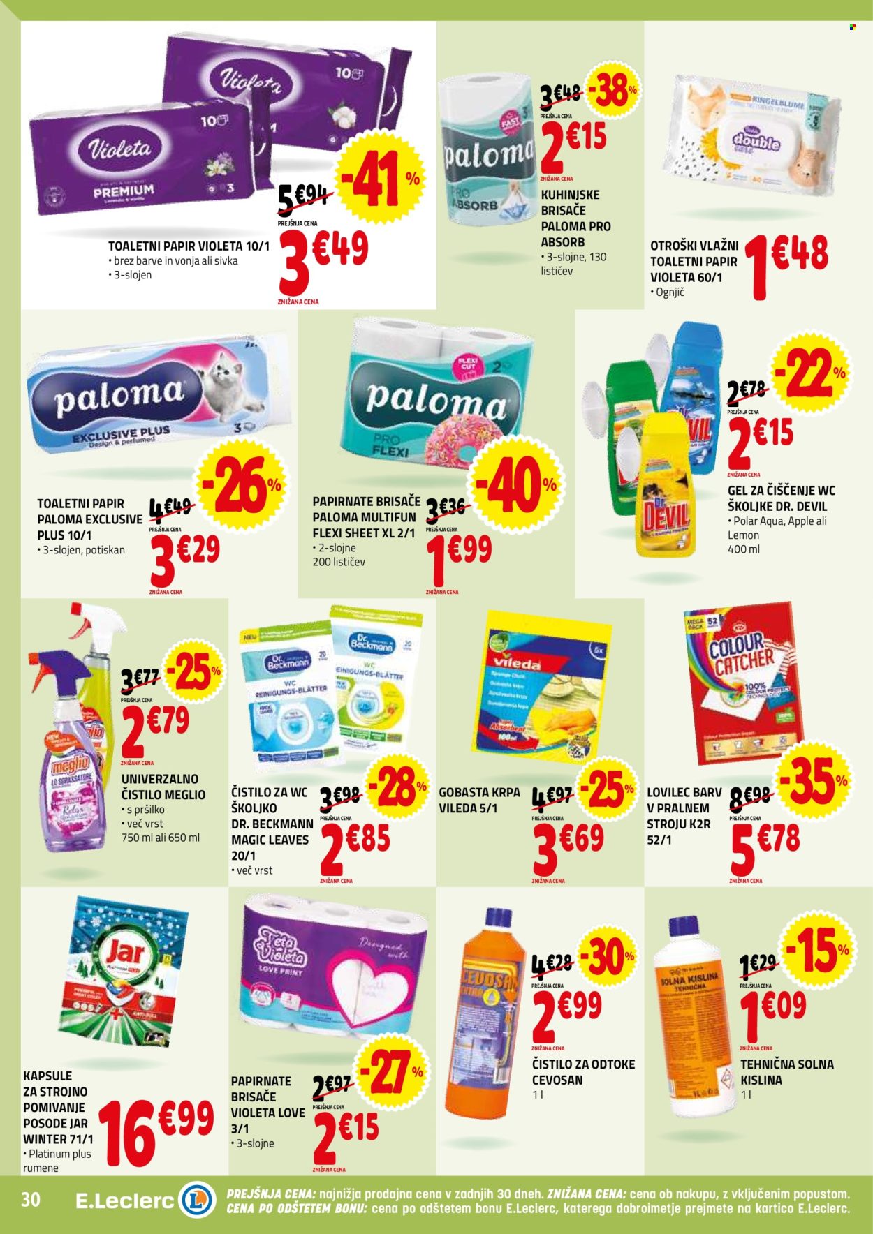 E.Leclerc katalog - 21.1.2026 - 31.1.2026. Stran 30
