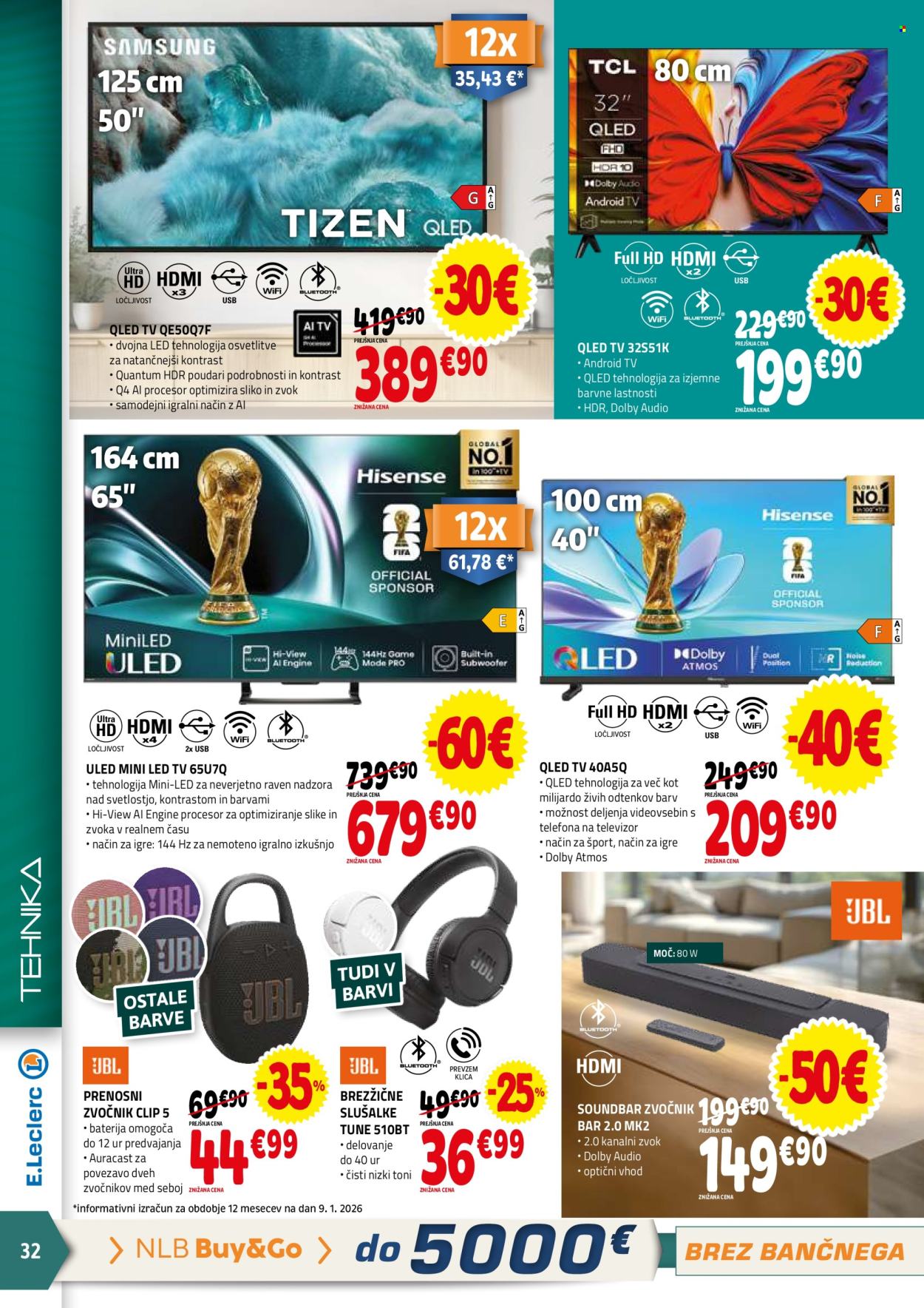 E.Leclerc katalog - 21.1.2026 - 31.1.2026. Stran 32