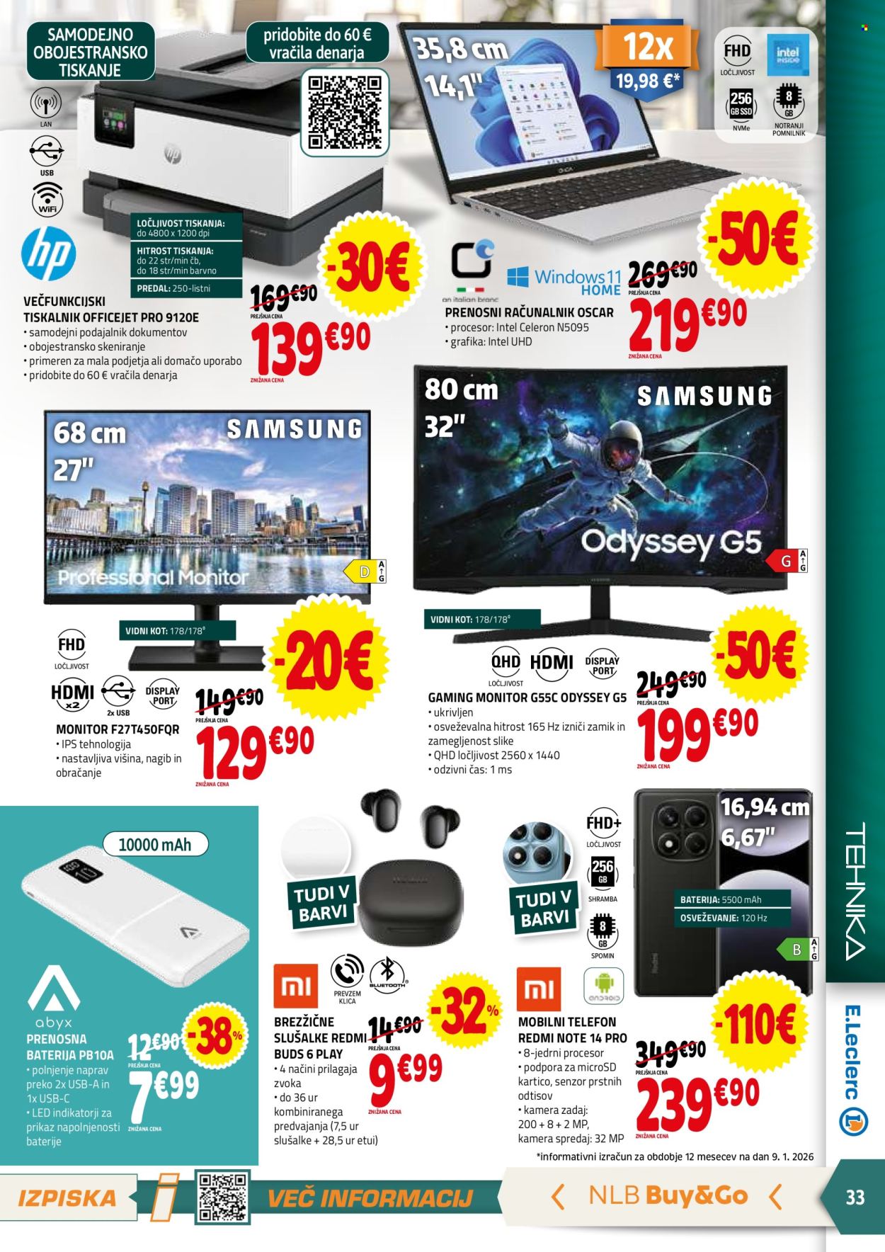 E.Leclerc katalog - 21.1.2026 - 31.1.2026. Stran 33