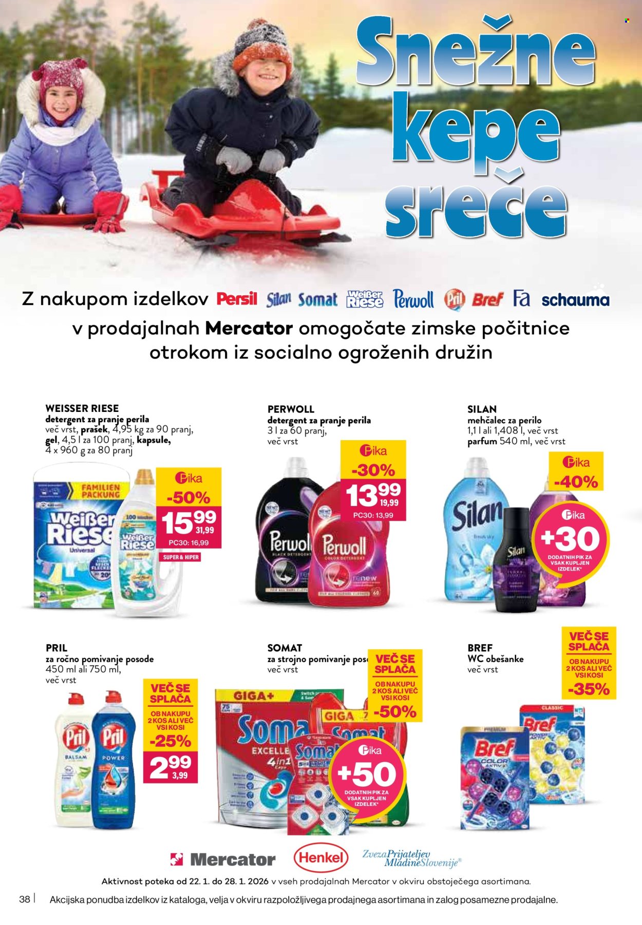 Mercator katalog - 22.1.2026 - 28.1.2026. Stran 38