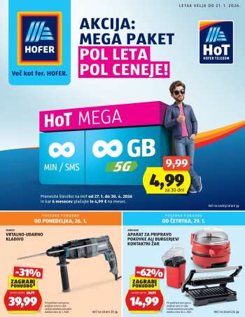 Hofer katalog - 21.1.2026 - 29.1.2026.