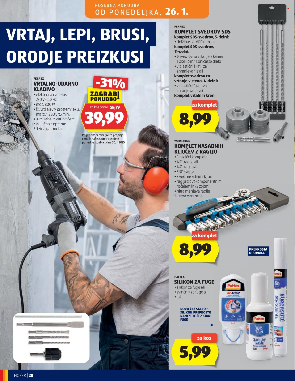 Hofer katalog - 21.1.2026 - 29.1.2026. Stran 20
