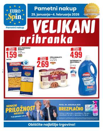 EuroSpin katalog - 29.1.2026 - 4.2.2026.
