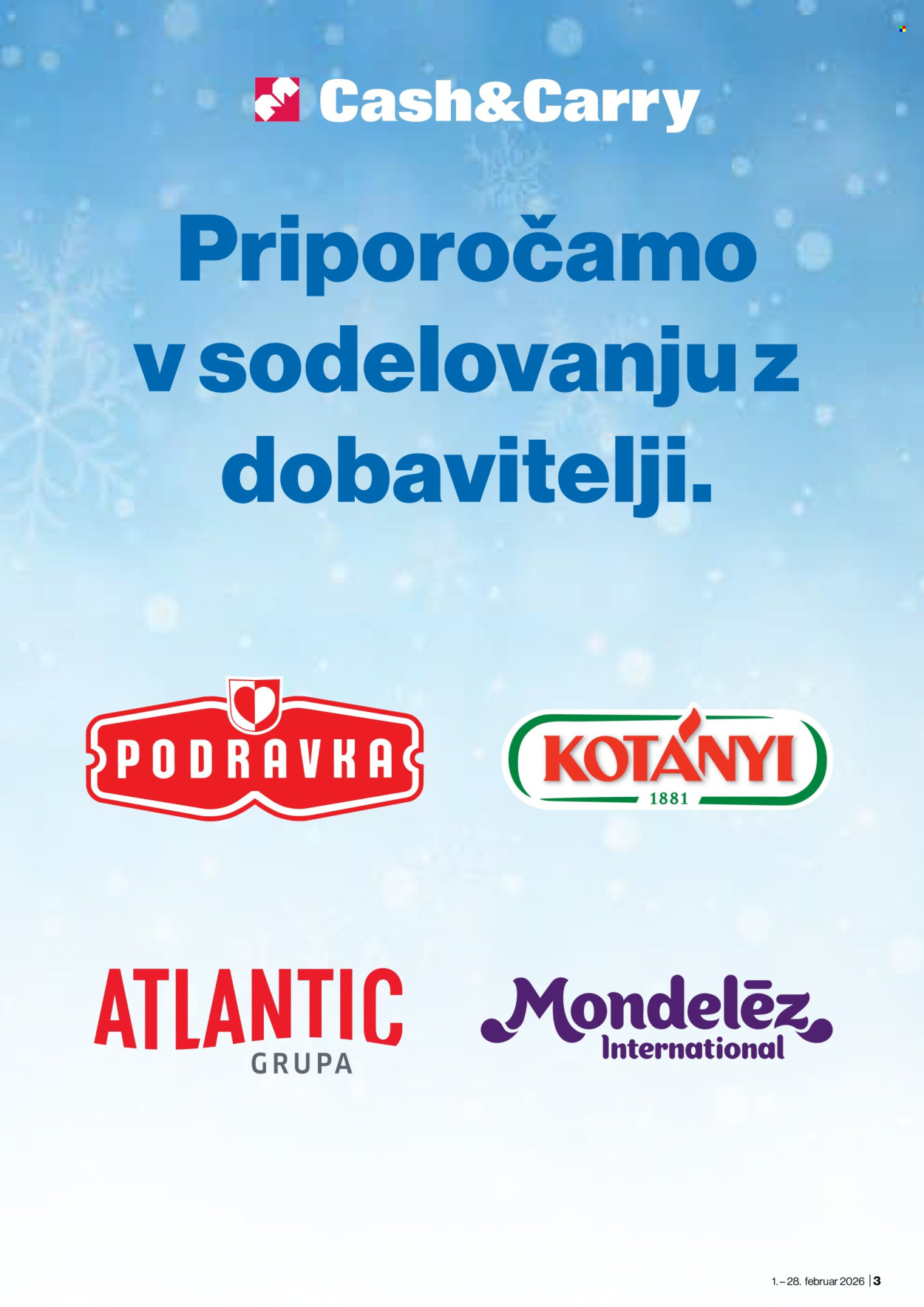 Mercator Cash & Carry katalog - 1.2.2026 - 28.2.2026. Stran 3