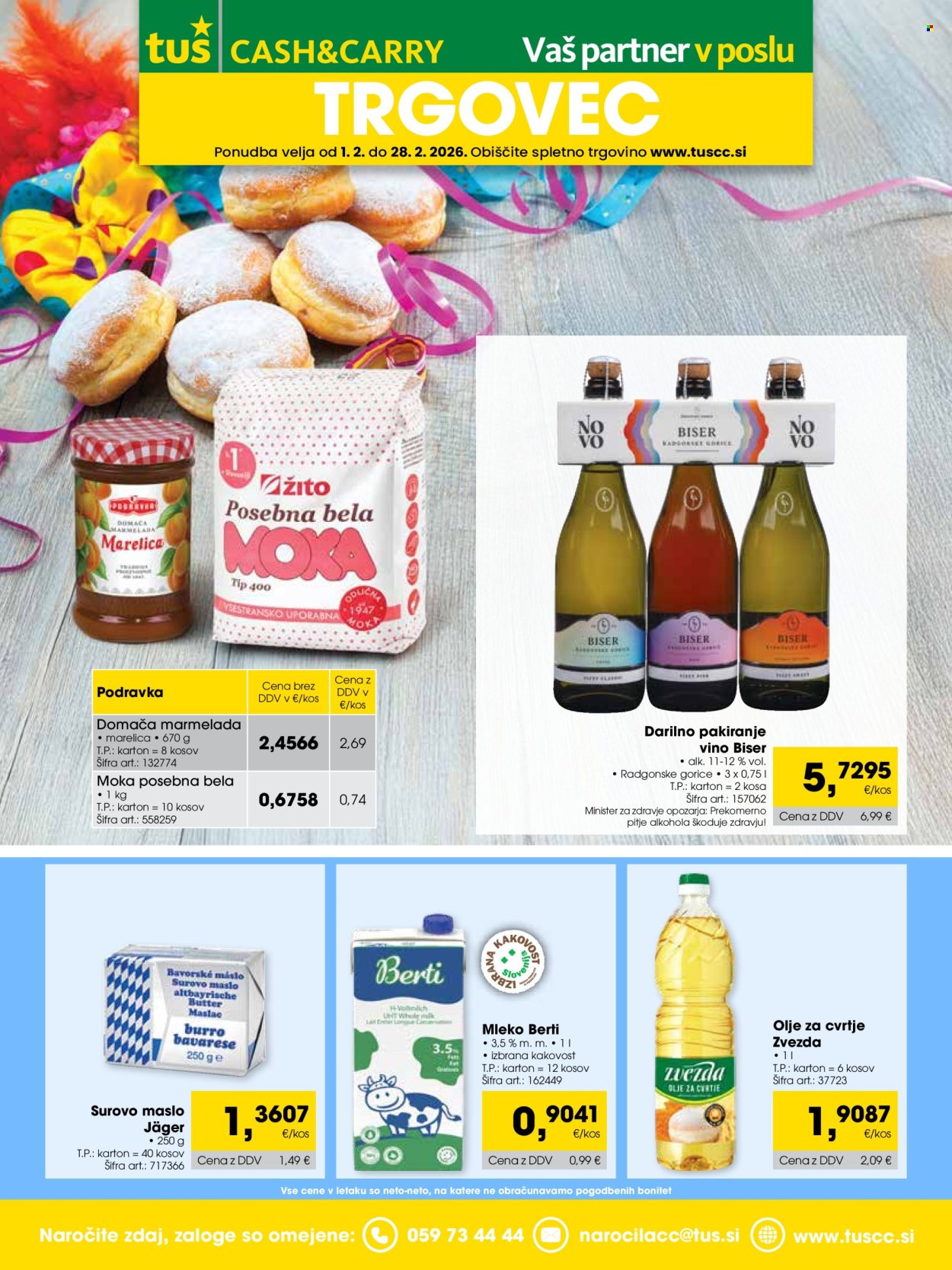 Tuš Cash & Carry katalog - 1.2.2026 - 28.2.2026. Stran 1