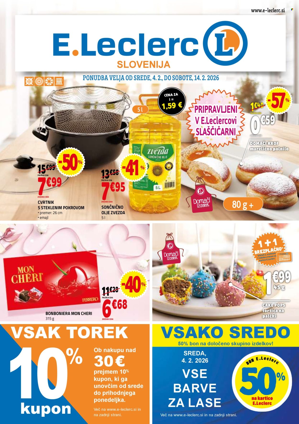 E.Leclerc katalog - 4.2.2026 - 14.2.2026. Stran 1