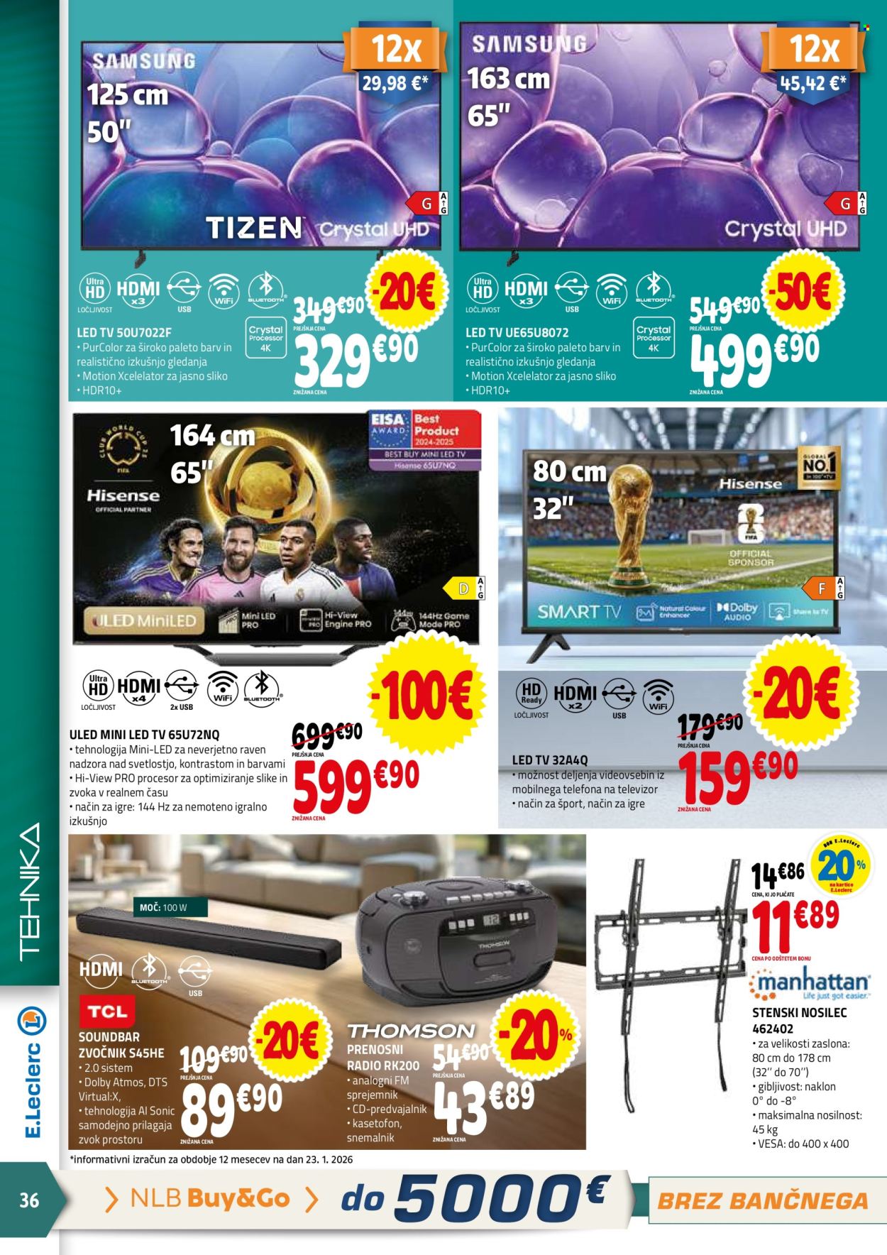 E.Leclerc katalog - 4.2.2026 - 14.2.2026. Stran 36