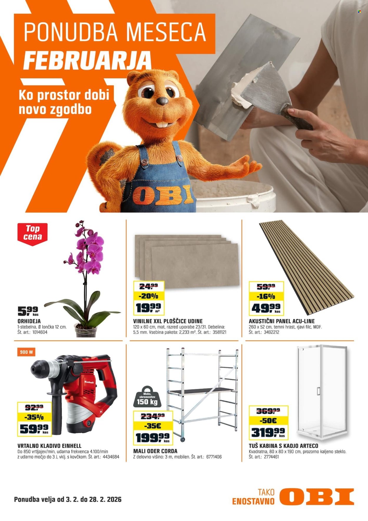 OBI katalog - 3.2.2026 - 28.2.2026. Stran 1