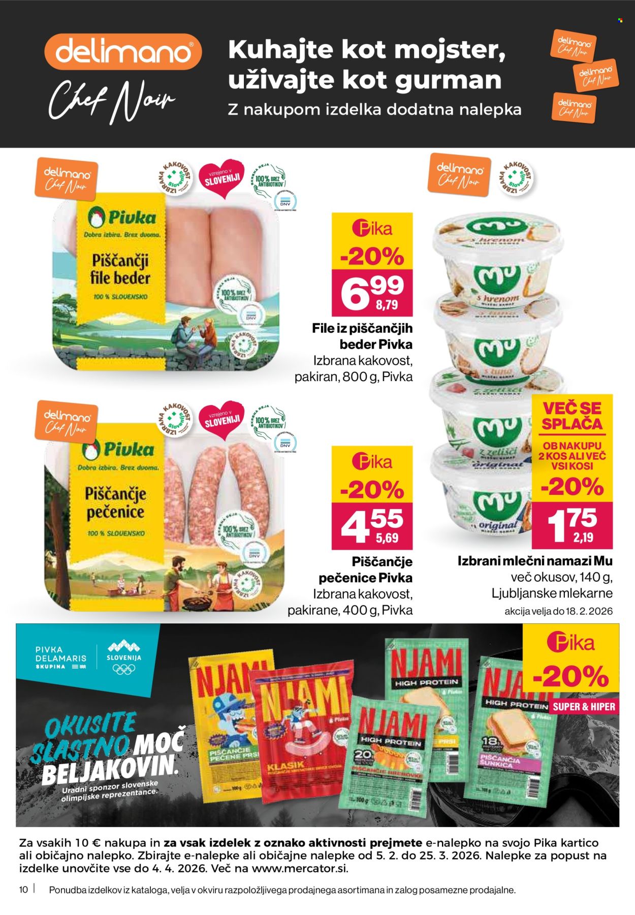 Mercator katalog - 5.2.2026 - 11.2.2026. Stran 10