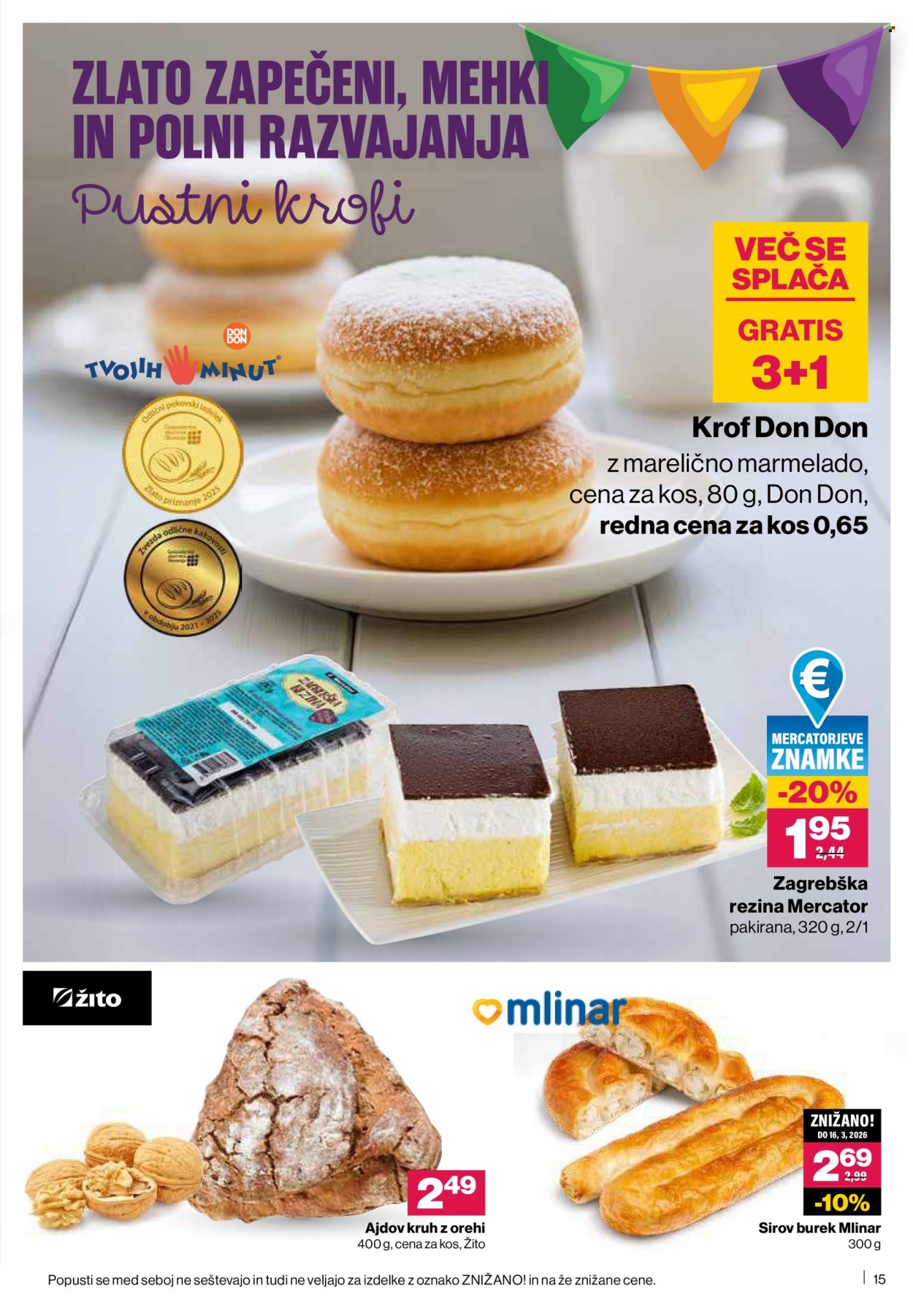 Mercator katalog - 5.2.2026 - 11.2.2026. Stran 15