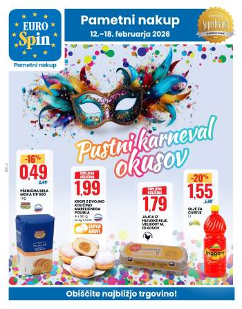 EuroSpin katalog - 12.2.2026 - 18.2.2026.