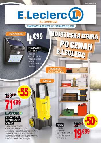 E.Leclerc katalog - 11.2.2026 - 21.2.2026.