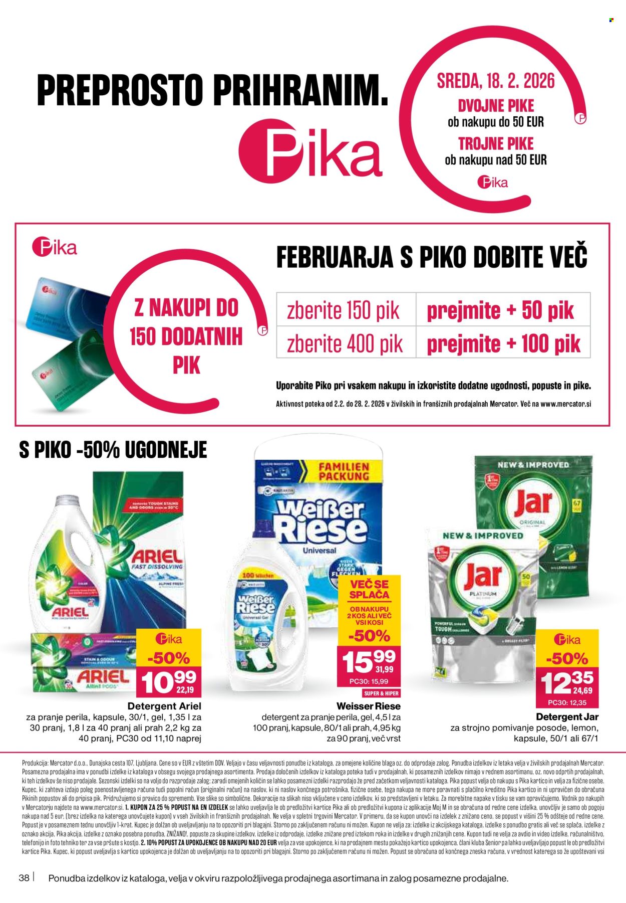 Mercator katalog - 12.2.2026 - 18.2.2026. Stran 38