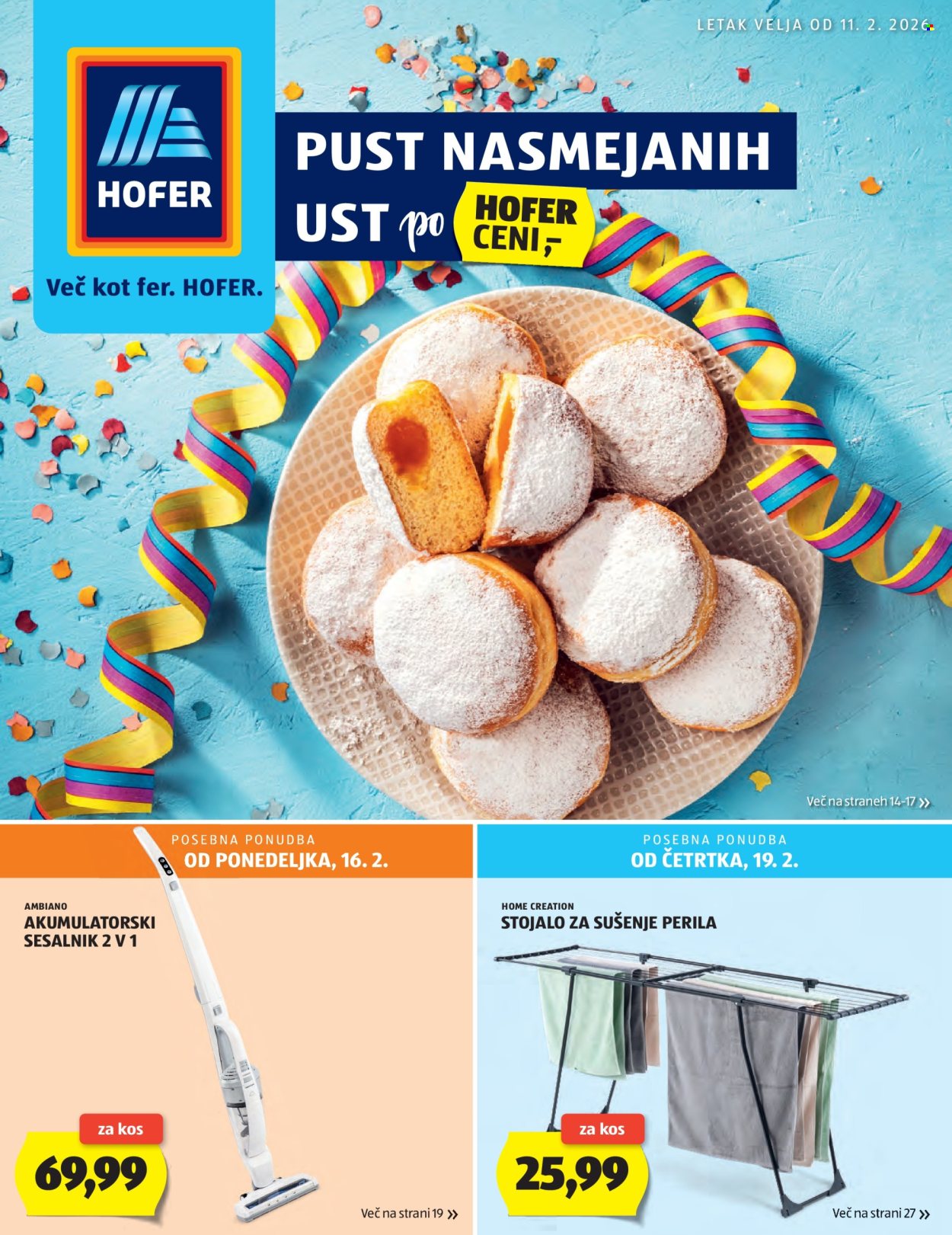 Hofer katalog - 11.2.2026 - 19.2.2026. Stran 1