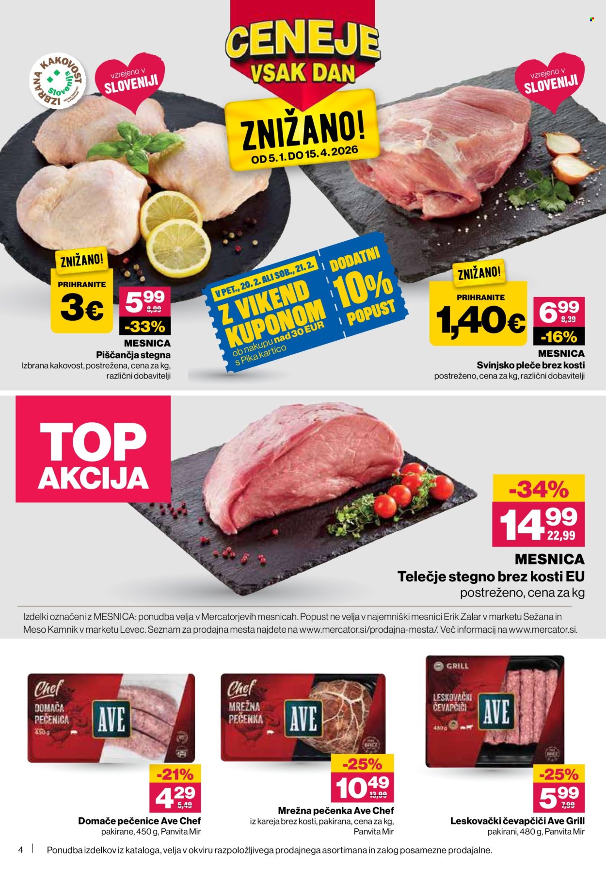 Mercator katalog - 19.2.2026 - 25.2.2026. Stran 4