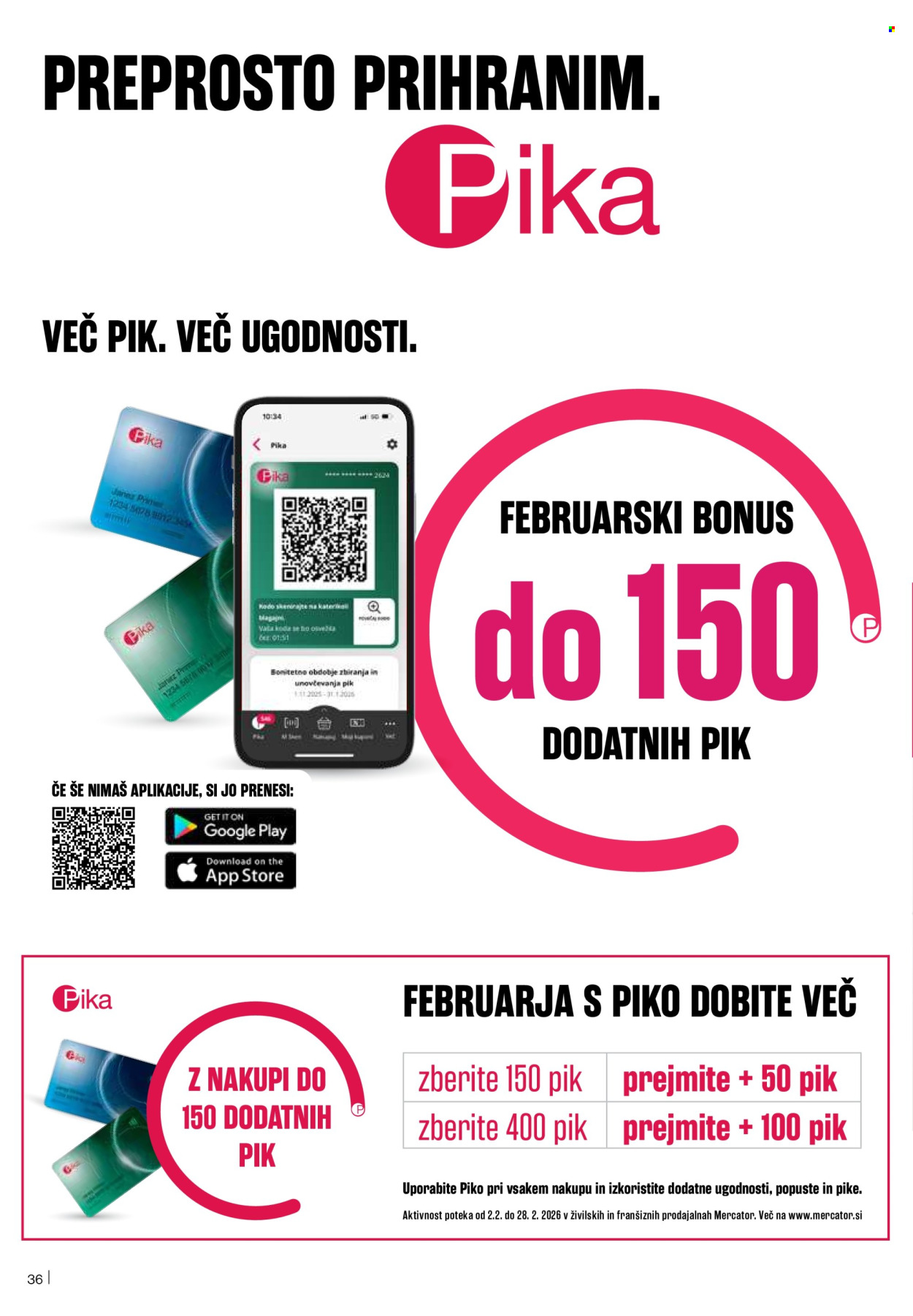 Mercator katalog - 19.2.2026 - 25.2.2026. Stran 36