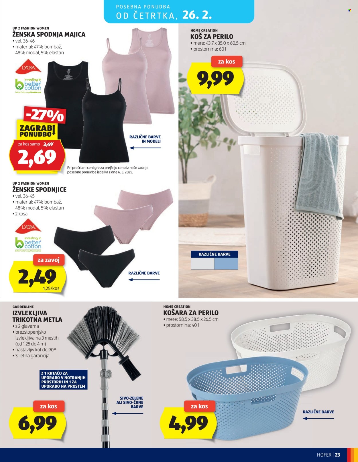 Hofer katalog - 18.2.2026 - 26.2.2026. Stran 23