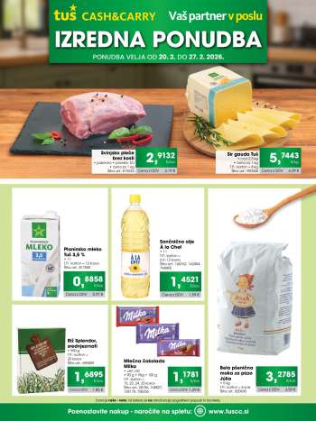 Tuš Cash & Carry katalog - 20.2.2026 - 27.2.2026.