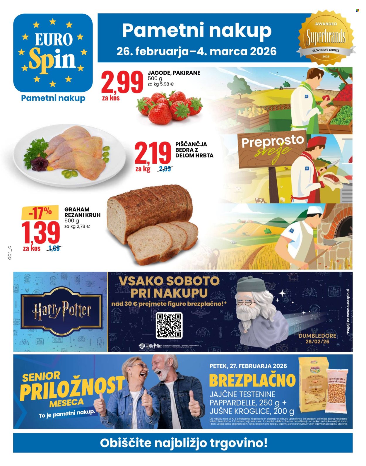EuroSpin katalog - 26.2.2026 - 4.3.2026. Stran 1