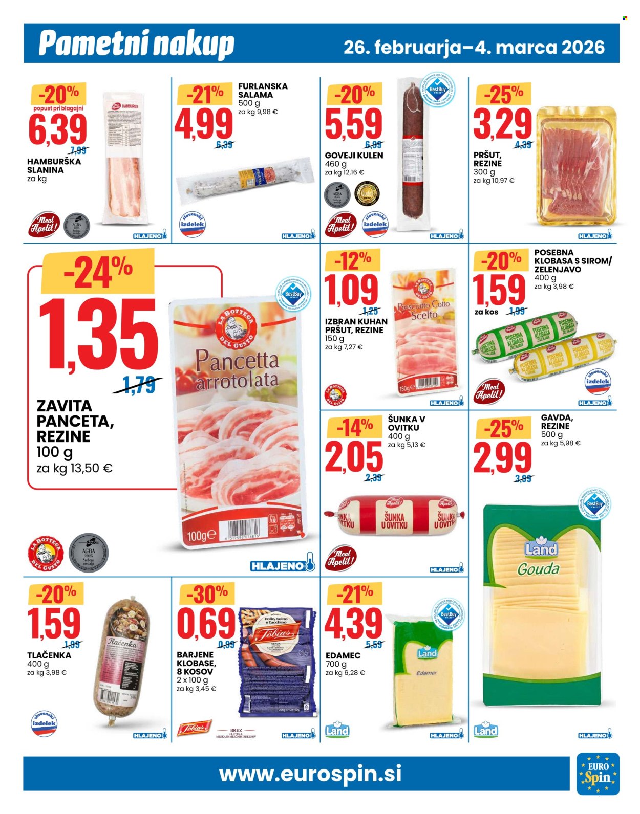EuroSpin katalog - 26.2.2026 - 4.3.2026. Stran 9