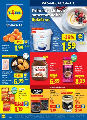 Lidl katalog - 26.2.2026 - 4.3.2026.