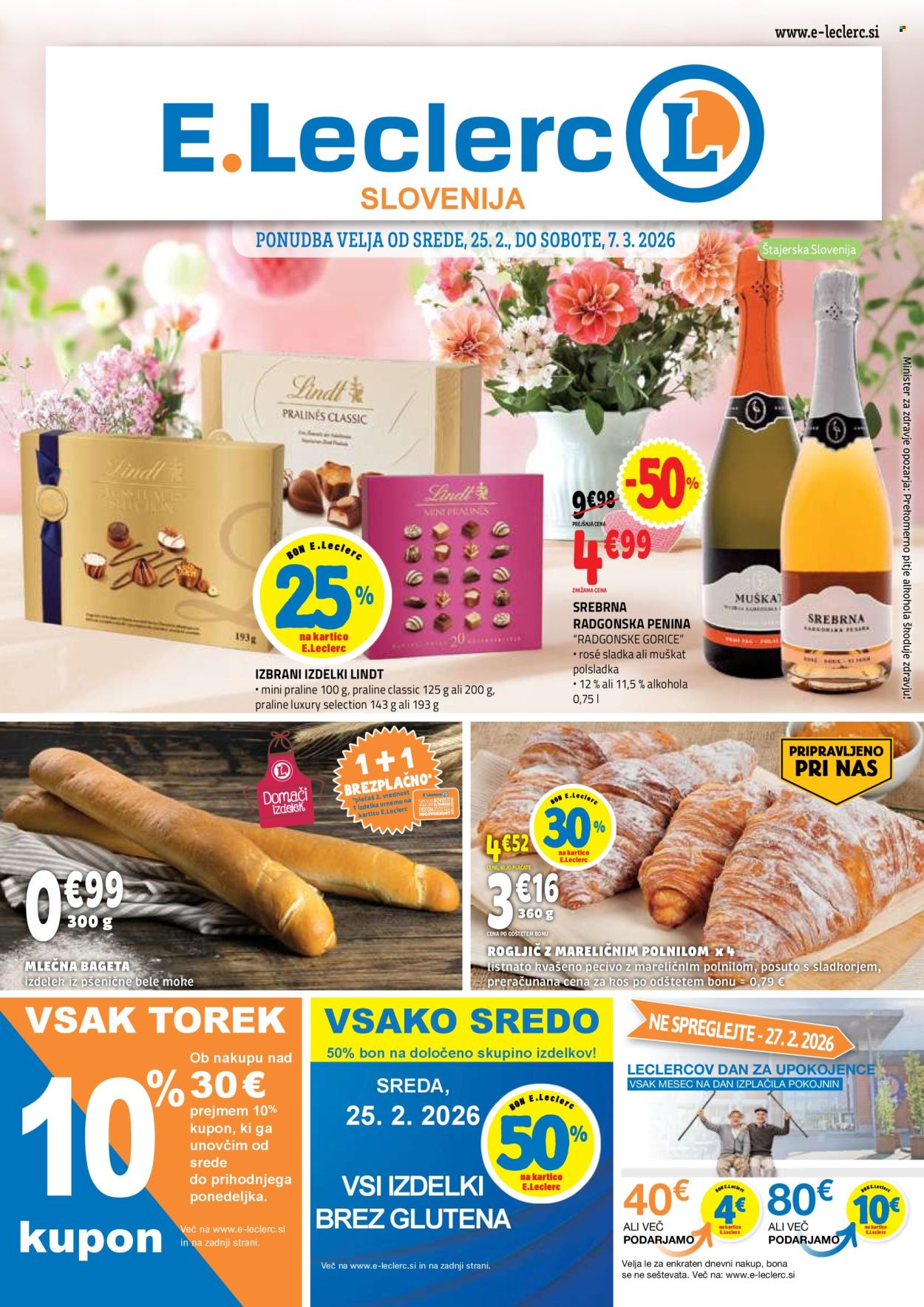 E.Leclerc katalog - 25.2.2026 - 7.3.2026. Stran 1