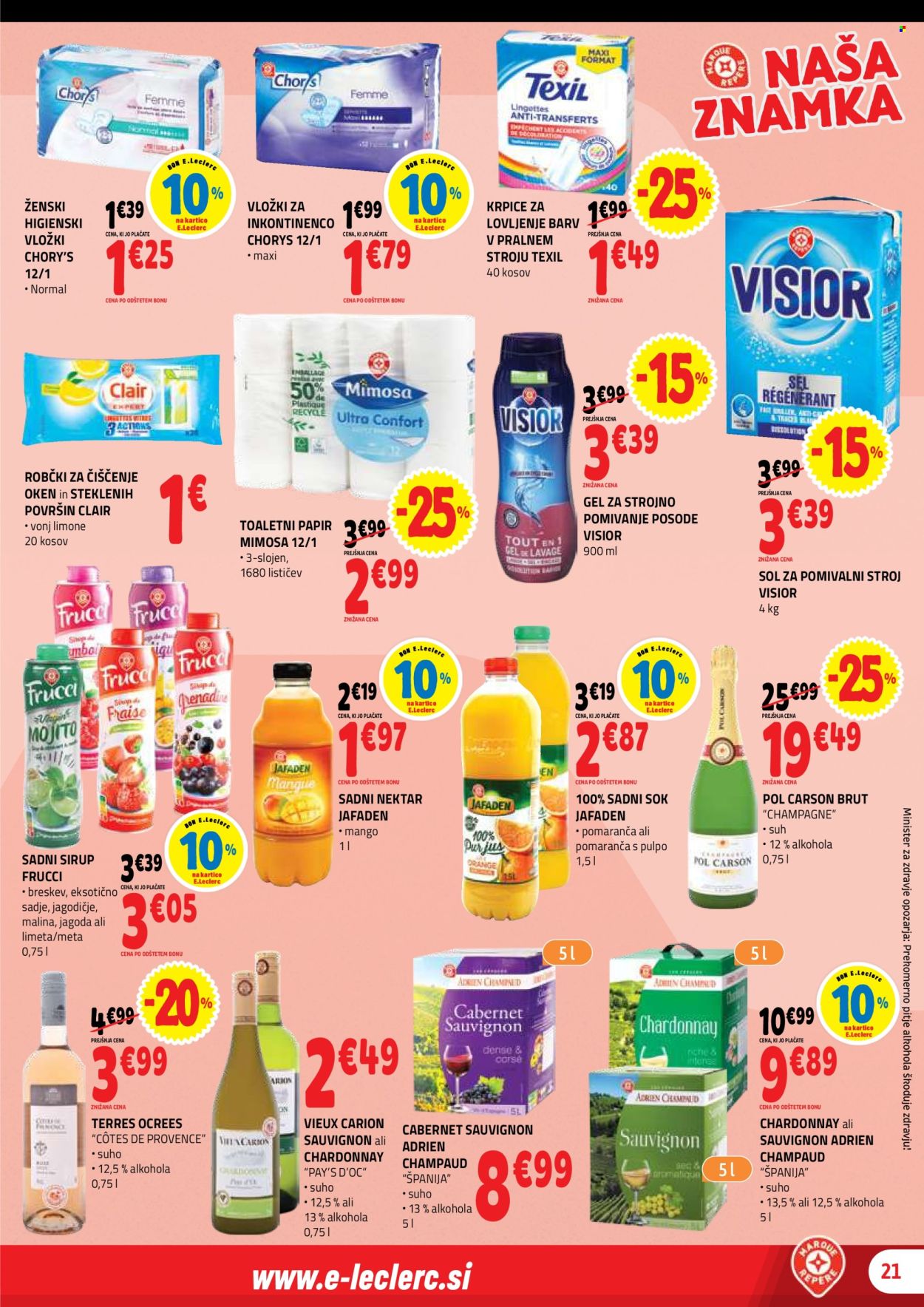 E.Leclerc katalog - 25.2.2026 - 7.3.2026. Stran 21