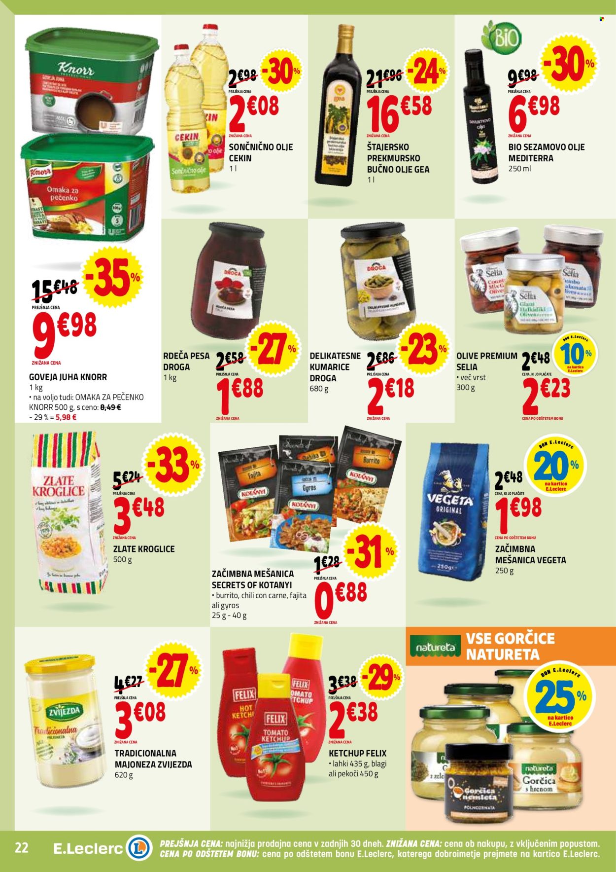 E.Leclerc katalog - 25.2.2026 - 7.3.2026. Stran 22