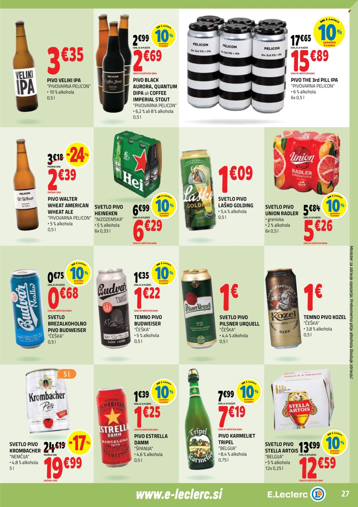 E.Leclerc katalog - 25.2.2026 - 7.3.2026. Stran 27