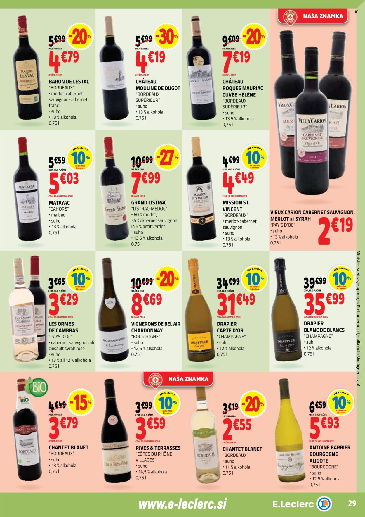 E.Leclerc katalog - 25.2.2026 - 7.3.2026. Stran 29