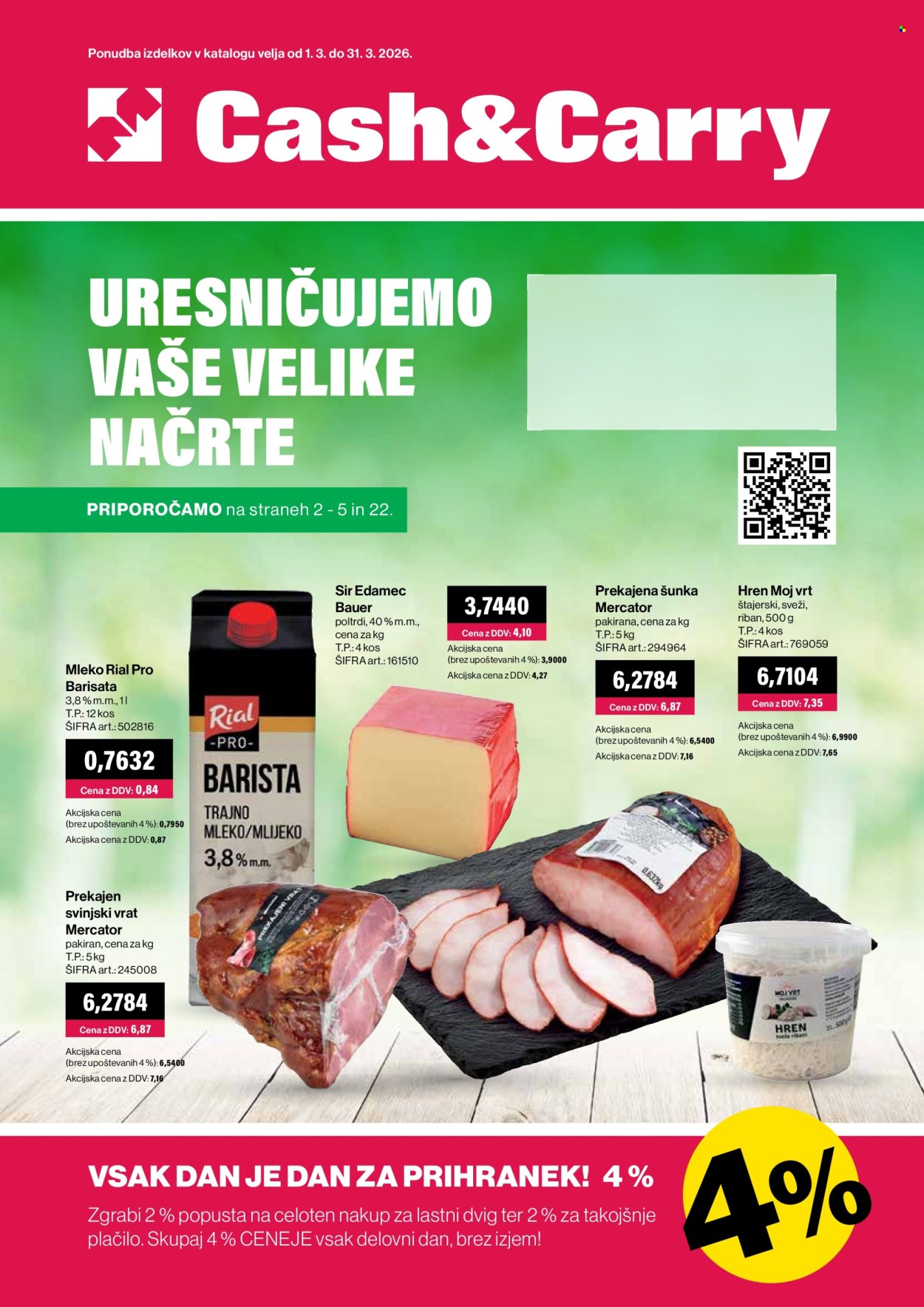 Mercator Cash & Carry katalog - 1.3.2026 - 31.3.2026. Stran 1