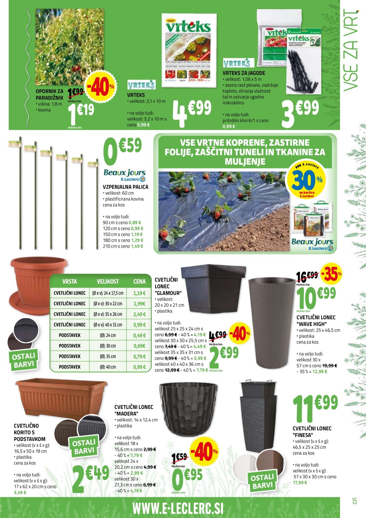 E.Leclerc katalog - 4.3.2026 - 21.3.2026. Stran 15