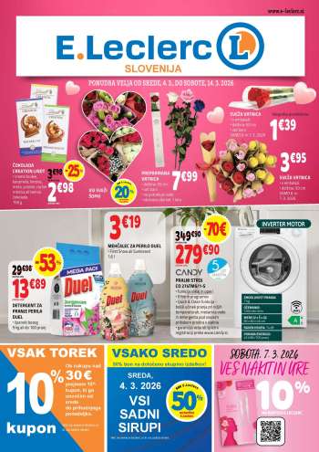 E.Leclerc katalog - 4.3.2026 - 14.3.2026.