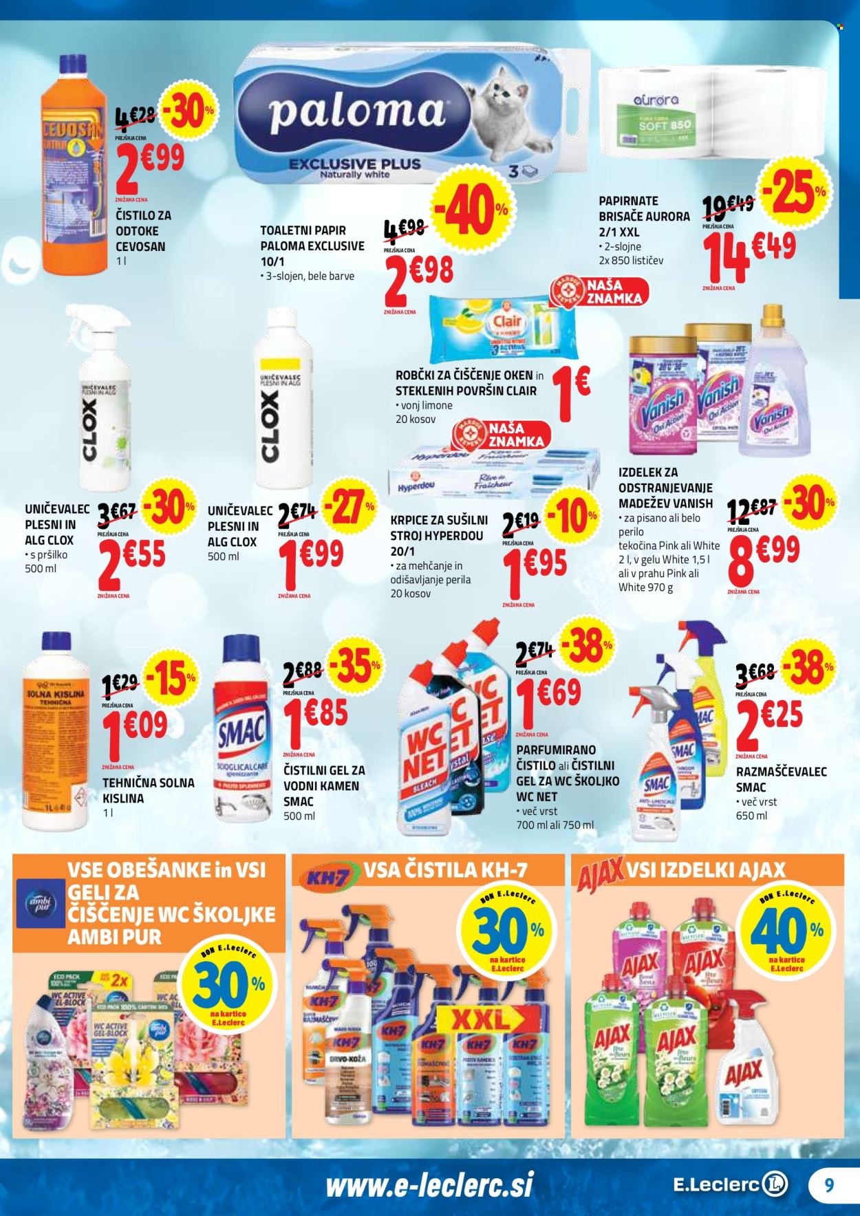 E.Leclerc katalog - 4.3.2026 - 14.3.2026. Stran 9