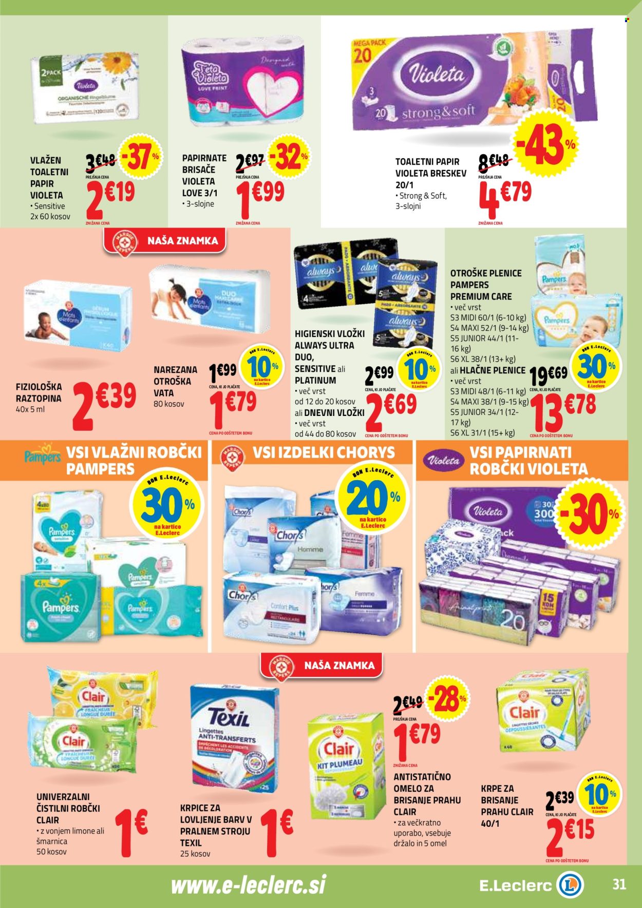 E.Leclerc katalog - 4.3.2026 - 14.3.2026. Stran 31